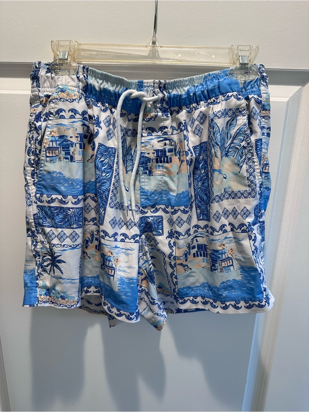 RSQ Men's Vacation Print Swim Shorts
